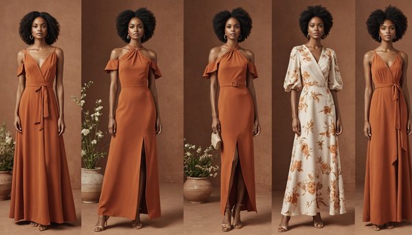 Robes terracotta : Élégance naturelle pour toutes vos occasions